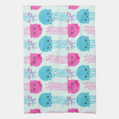 kwallen Patroon, schelvis, Zeeen Theedoek (Verticaal)