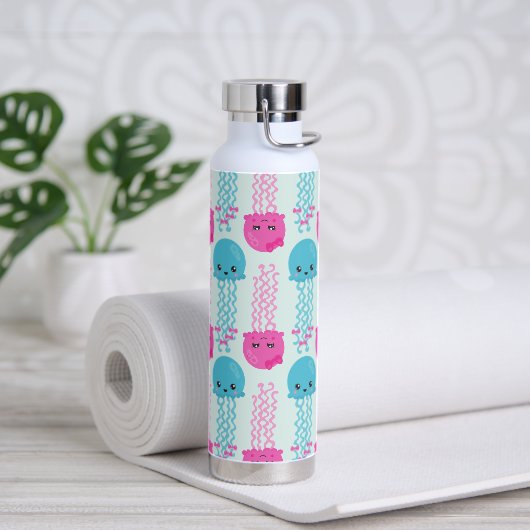 kwallen Patroon, schelvis, Zeeen Waterfles (Yoga)