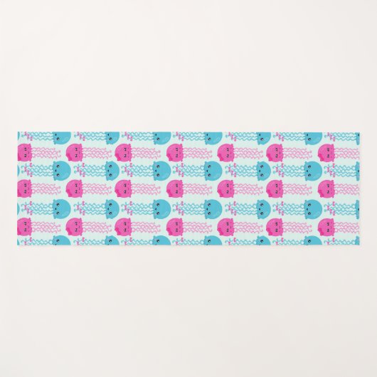 kwallen Patroon, schelvis, Zeeen Yogamat (Voorkant (horizontaal))