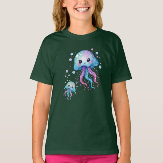 Kwallen Schattige Kawaii T-shirt (Voorkant)