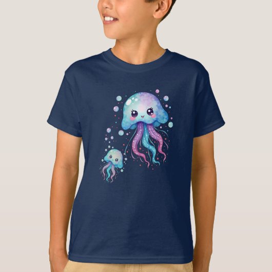 Kwallen Schattige Kawaii T-shirt (Voorkant)