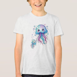 Kwallen Schattige Kawaii Tri-Blend Shirt