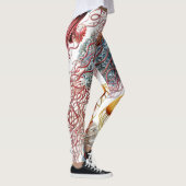 kwallen (Scheibenquallen) van Ernst Haeckel Leggings (Rechts)