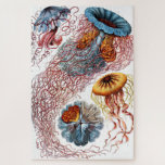 kwallen (Scheibenquallen) van Ernst Haeckel Legpuzzel<br><div class="desc">Ga naar mijn winkel voor een interessanter design en meer kleurenkeuze. => zazzle.com/colorfulworld*</div>