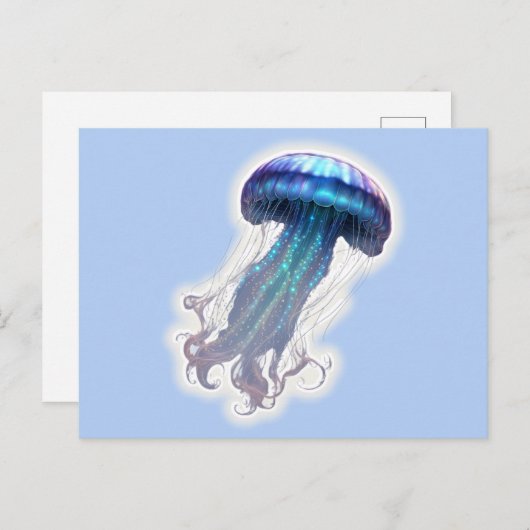 Kwallen Sparkle Briefkaart (Voorkant / Achterkant)