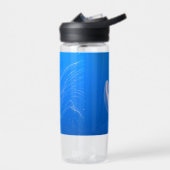 Kwallen Tentakels Helderblauw Zee Waterfles (Links)