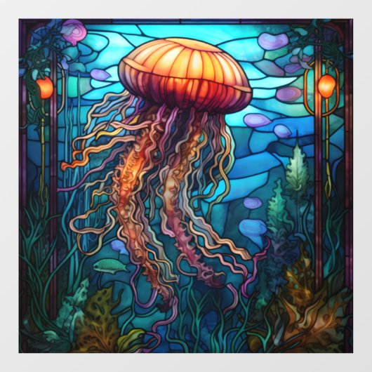 Kwallen venster Cling Raamsticker (Vel)