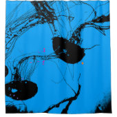 Kwallen - Zeedieren Douchegordijn (Voorkant)