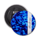 kwallen, Zeeen, Zee, Jouw naam Button Flesopener (Voorkant)