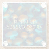 Kwallen zijn zo knuffel glazen onderzetter (Achterkant)