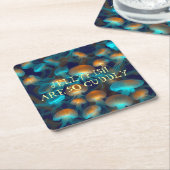 Kwallen zijn zo knuffel kartonnen onderzetters (Schuin)