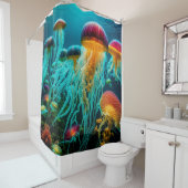 kwallenbende douchegordijn (In situ)