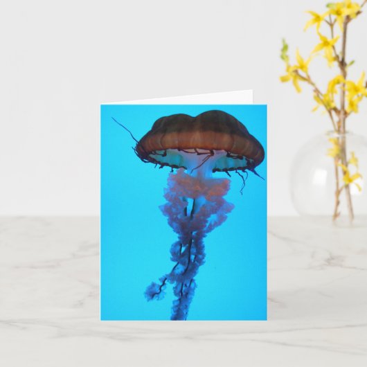 kwallenbriefkaart kaart (Gele Bloem)