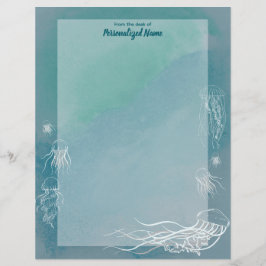 kwallenschijf niet gelijnd briefhoofd