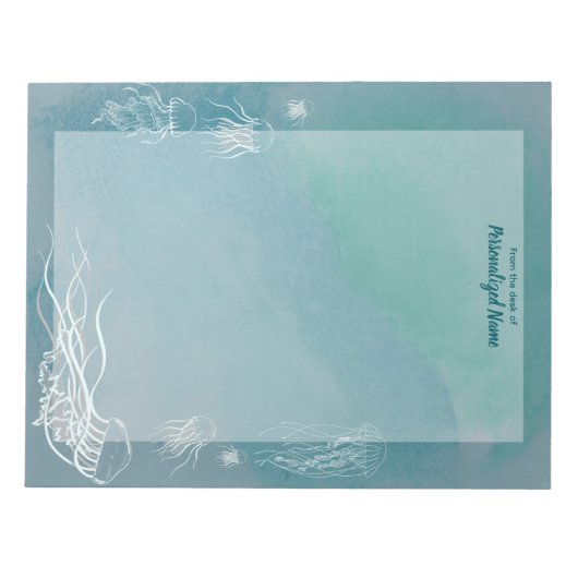 kwallenschijf niet gelijnd notitieblok (Voorkant)