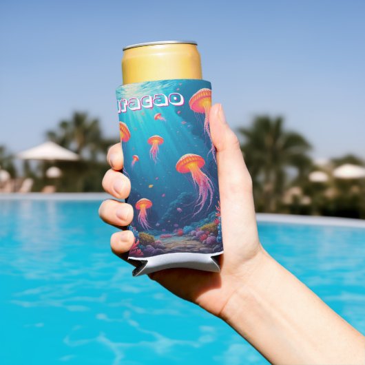 Kwalrif curaçao seltzer blikjeskoeler (Insitu Zwembad)