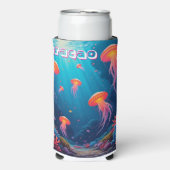 Kwalrif curaçao seltzer blikjeskoeler (Seltzer Voorkant)