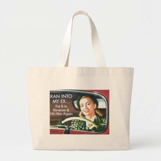 kwam mijn ex tegen grote tote bag (Voorkant)