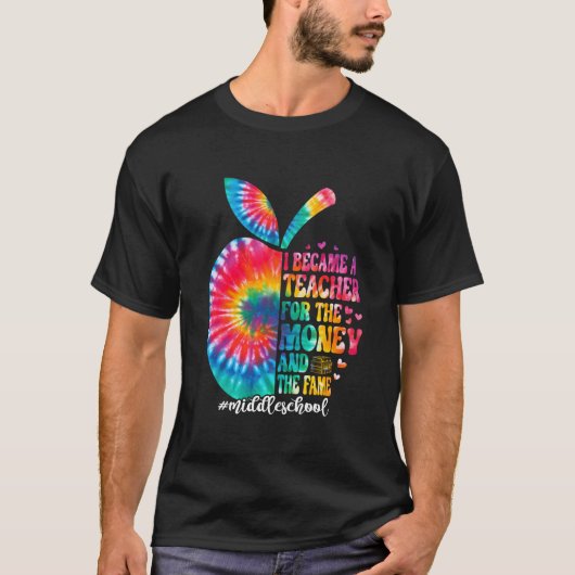 Kwam terug naar het lesgeven op de middelbare scho t-shirt (Voorkant)