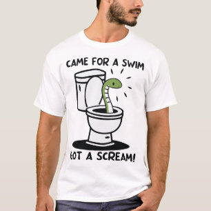 Kwam voor een duik kreeg een schreeuw grappige sla t-shirt