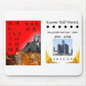 Kwame Detroit Tour Mousepad Muismat (Voorkant)