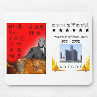 Kwame Detroit Tour Mousepad Muismat