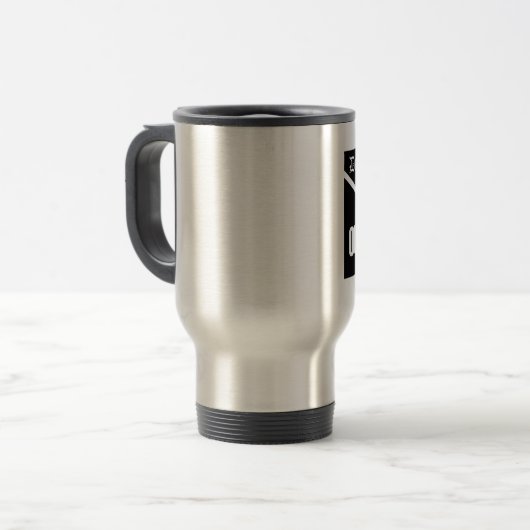 Kwame en Christine Travel Mug Reisbeker (Voorkant links)