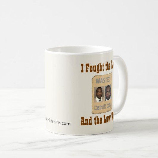 Kwame - Ik vond de wet Koffiemok (Voorkant rechts)