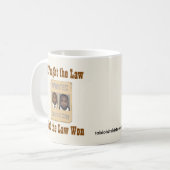 Kwame - Ik vond de wet Koffiemok (Voorkant links)