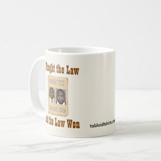 Kwame - Ik vond de wet Koffiemok (Voorkant links)