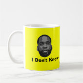 Kwame Kilpatrick:  Ik weet het niet Koffiemok (Links)
