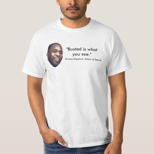 Kwame Kilpatrick T-shirt (Voorkant)
