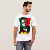 KWAME NKRUMAH - ZWARTE STAR T-SHIRT (Voorkant volledig)