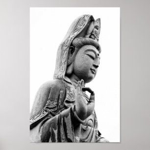 Kwan Yin Chinese boeddha boeddhist Poster