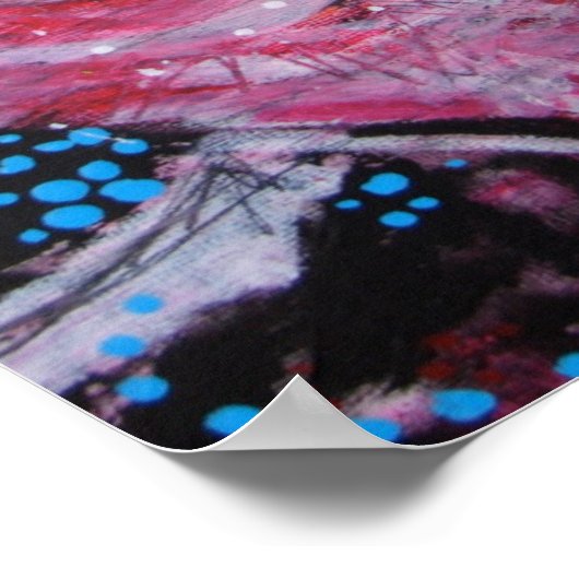 Kwan Yin is de godin van vriendelijkheid en compas Poster (Hoek)