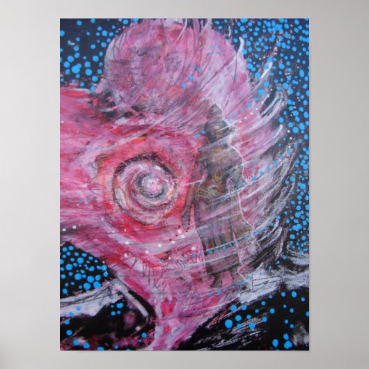 Kwan Yin is de godin van vriendelijkheid en compas Poster (Voorkant)