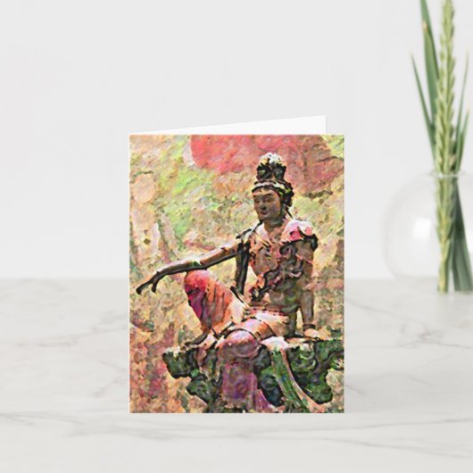 Kwan Yin Note Card Kaart (Voorkant)