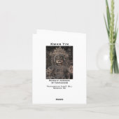 Kwan Yin Note Card Kaart (Achterkant)