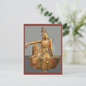 Kwan Yin of Guanyin Chinese godin van genade Briefkaart (Staand voorkant)