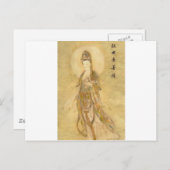 Kwan Yin The Goddess of Compassion Briefkaart (Voorkant / Achterkant)