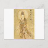 Kwan Yin The Goddess of Compassion Briefkaart (Voorkant)