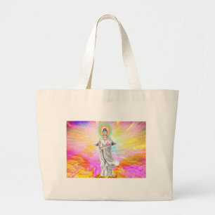 Kwan Yin The Goddess of Compassion Grote Tote Bag