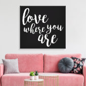 Kwantificeerbaar V Canvas Afdruk (Insitu (Woonkamer))