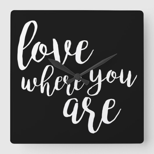 Kwantificeerbaar V Vierkante Klok (Voorkant)