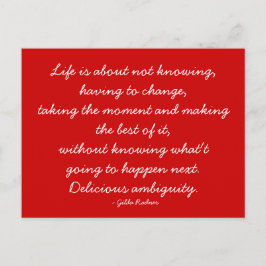 Kwantitatief Briefkaart - Leven en uitdagingen