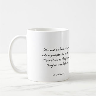 Kwantitatieve koffie-Mok - Rudeness Koffiemok