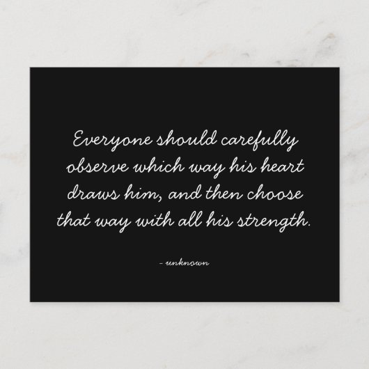 Kwantitatieve offertes - werk en loopbaan briefkaart (Voorkant)