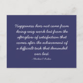 Kwantitatieve offertes - werk en loopbaan briefkaart (Voorkant)