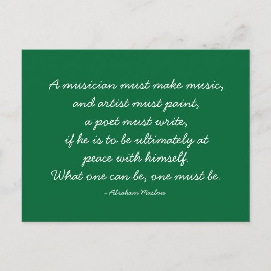 Kwantitatieve offertes - werk en loopbaan briefkaart (Voorkant)