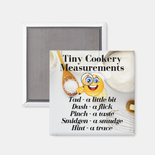Kwantitatieve Tiny Cookery Measurement Metrics Magneet